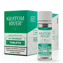 Icy Spearmint / 10mg Kratom + 50mg Kava / 50 Tablets - KKT260731-02