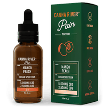 CBD Pain Tincture - Broad Spectrum (Non-THC) / Mango Peach / 60mL - CRA251801-23