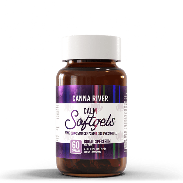 CBD Calm Softgels Softgel Canna River 