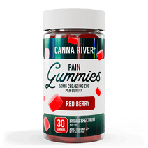 CBD Pain Gummies - Broad Spectrum (Non-THC) / Red Berry / 30 Gummies - 260806BPAINRB
