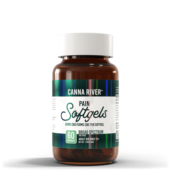CBD Pain Softgels Softgel Canna River 