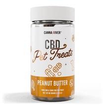 CBD Pet Treats - Broad Spectrum (THC Free) / Peanut Butter / 15mg CBD + 15mg CBG per Treat - CRPT253009-03