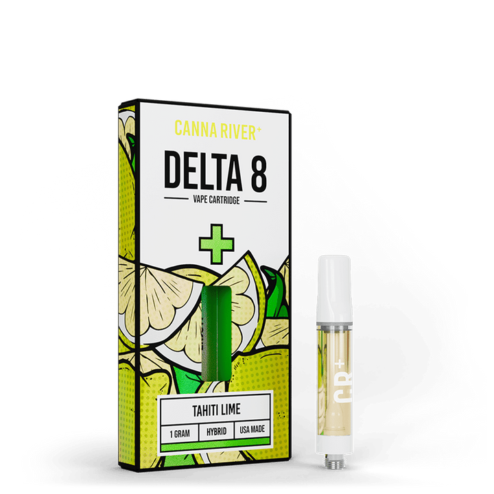 D8 Cartridge Vape Canna River Delta 8 THC Tahiti Lime 1 Gram / 1 Unit