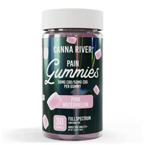 CBD Pain Gummies - Full Spectrum (Contains THC) / Pink Watermelon / 30 Gummies - 260128FPAINPW