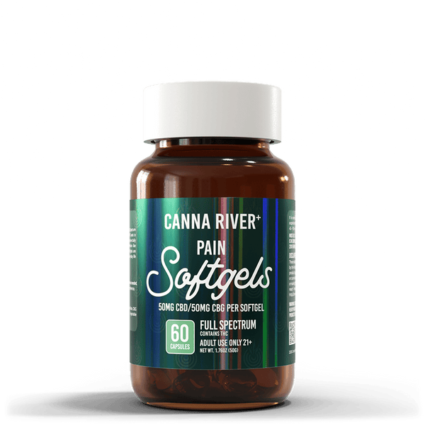 CBD Pain Softgels Softgel Canna River 
