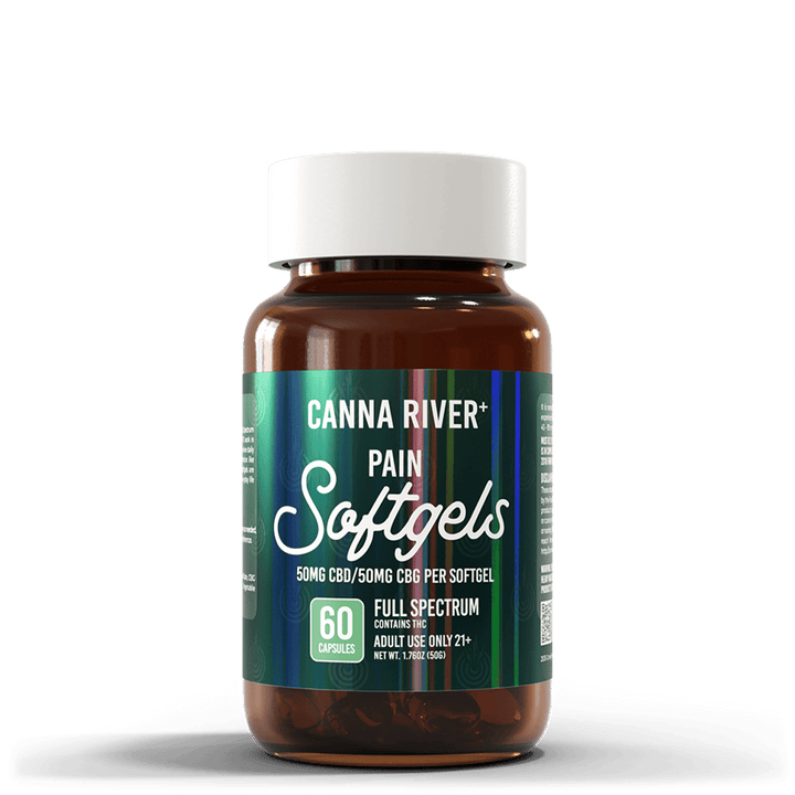 CBD Pain Softgels Softgel Canna River 