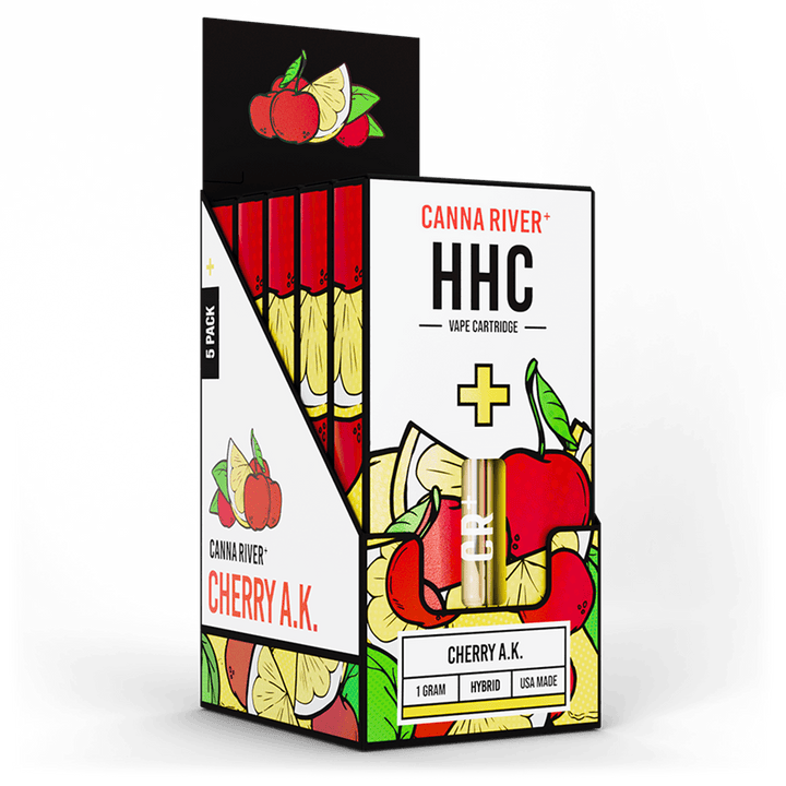 HHC Cartridge Vape Canna River HHC Cherry AK 1 Gram / 5 Units