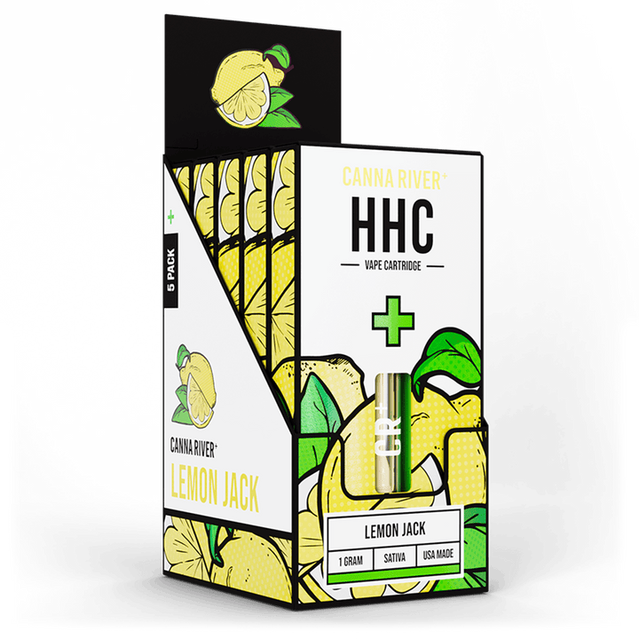 HHC Cartridge Vape Canna River HHC Lemon Jack 1 Gram / 5 Units