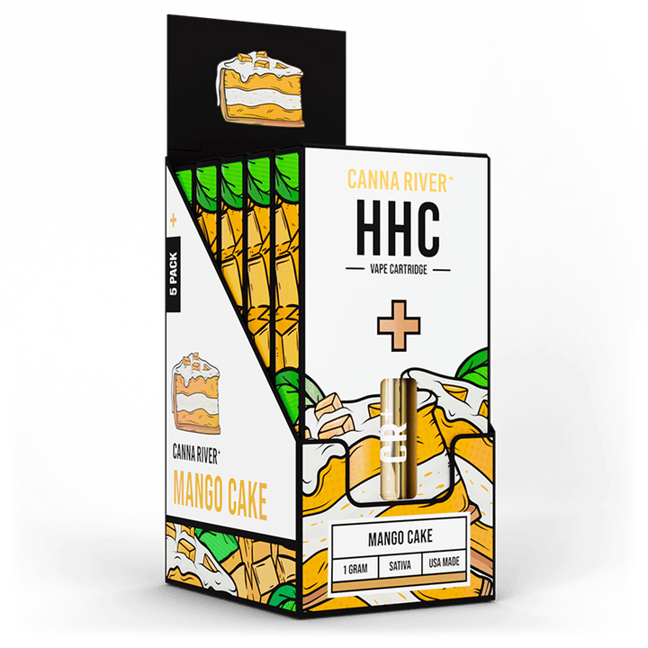 HHC Cartridge Vape Canna River HHC Mango Cake 1 Gram / 5 Units