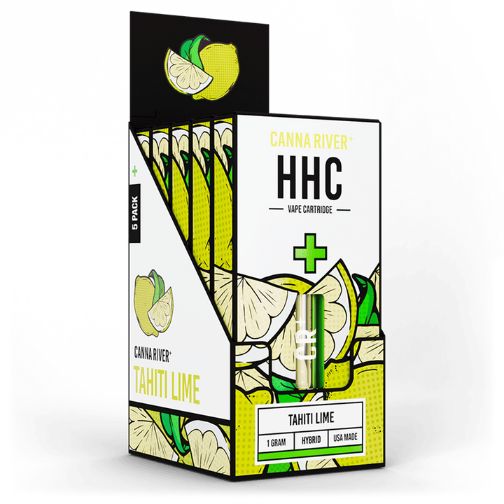 HHC Cartridge Vape Canna River HHC Tahiti Lime 1 Gram / 5 Units