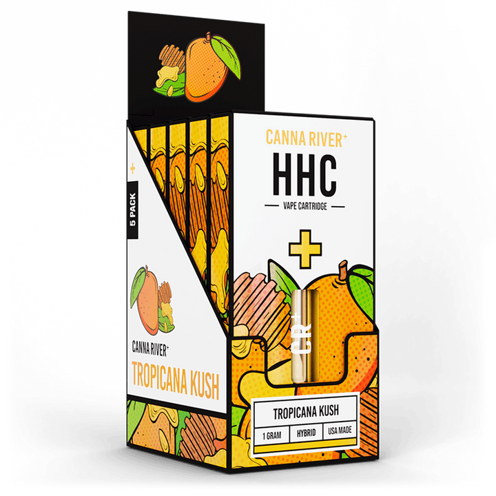 HHC Cartridge Vape Canna River HHC Tropicana Kush 1 Gram / 5 Units