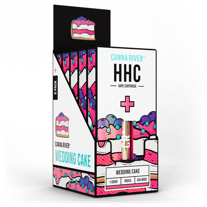 HHC Cartridge Vape Canna River HHC Wedding Cake 1 Gram / 5 Units