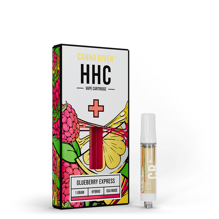 HHC Cartridge Vape Canna River HHC Glueberry Express 1 Gram / 1 Unit
