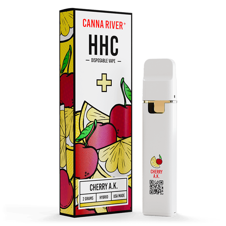 HHC Disposable Vape Canna River HHC Cherry A.K. 2 Grams / 1 Unit