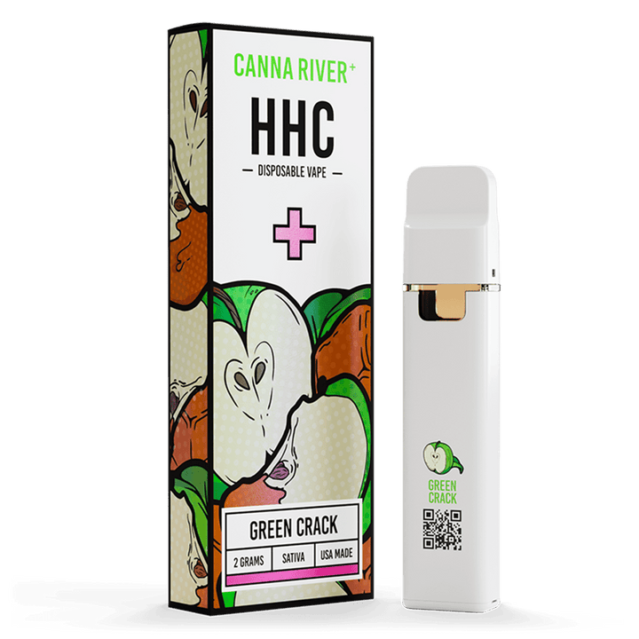 HHC Disposable Vape Canna River HHC Green Crack 2 Grams / 1 Unit