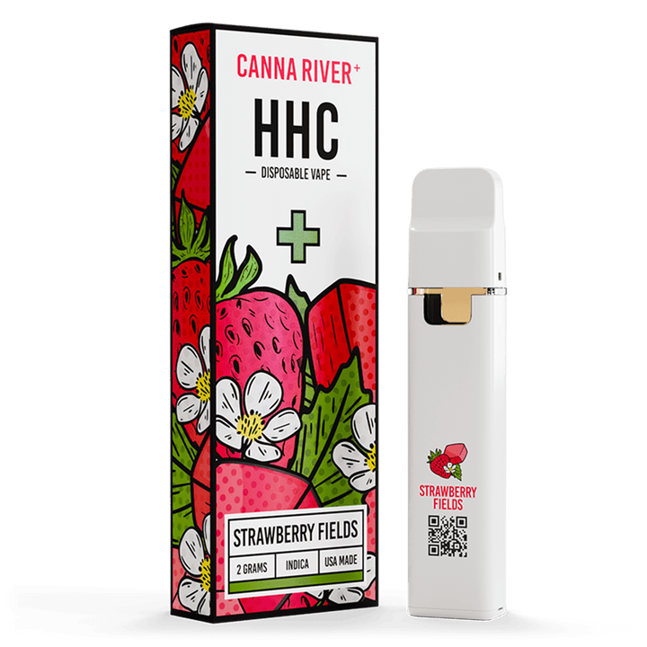 HHC Disposable Vape Canna River HHC Strawberry Fields 2 Grams / 1 Unit