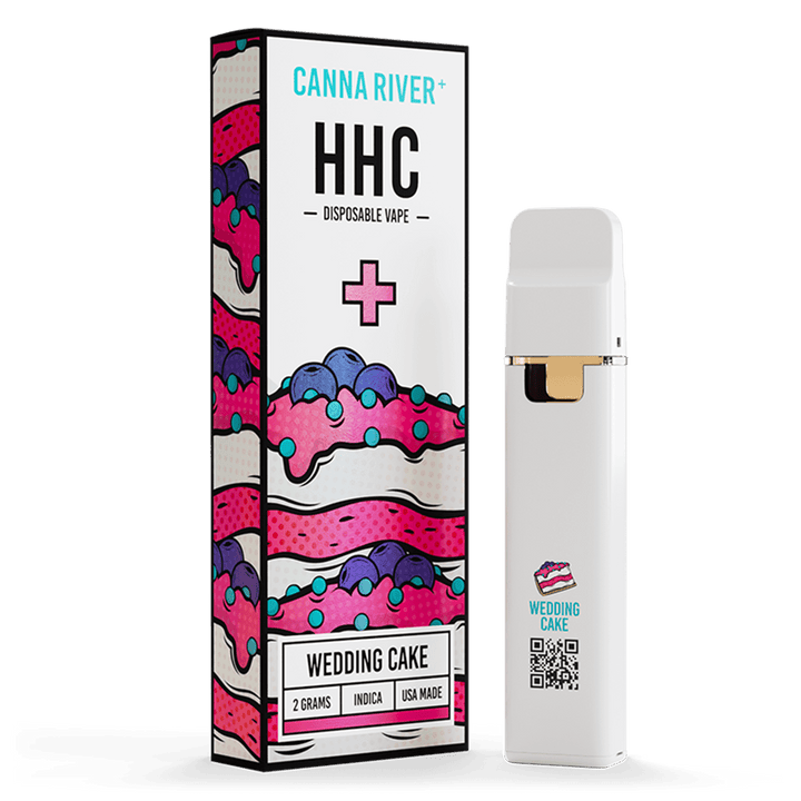 HHC Disposable Vape Canna River HHC Wedding Cake 2 Grams / 1 Unit