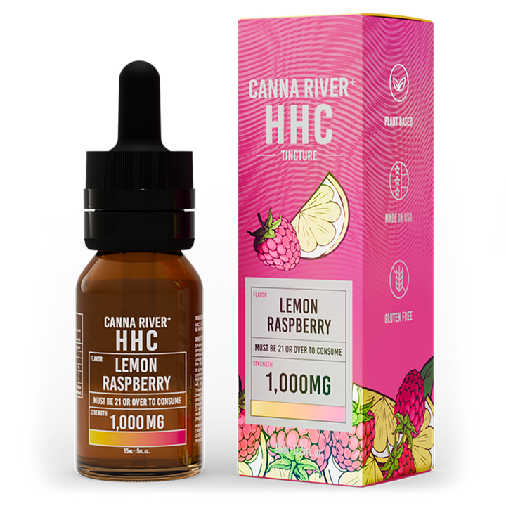 HHC Tincture Tincture Canna River HHC Lemon Raspberry 1000mg / 15mL