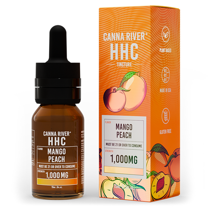 HHC Tincture Tincture Canna River HHC Mango Peach 1000mg / 15mL