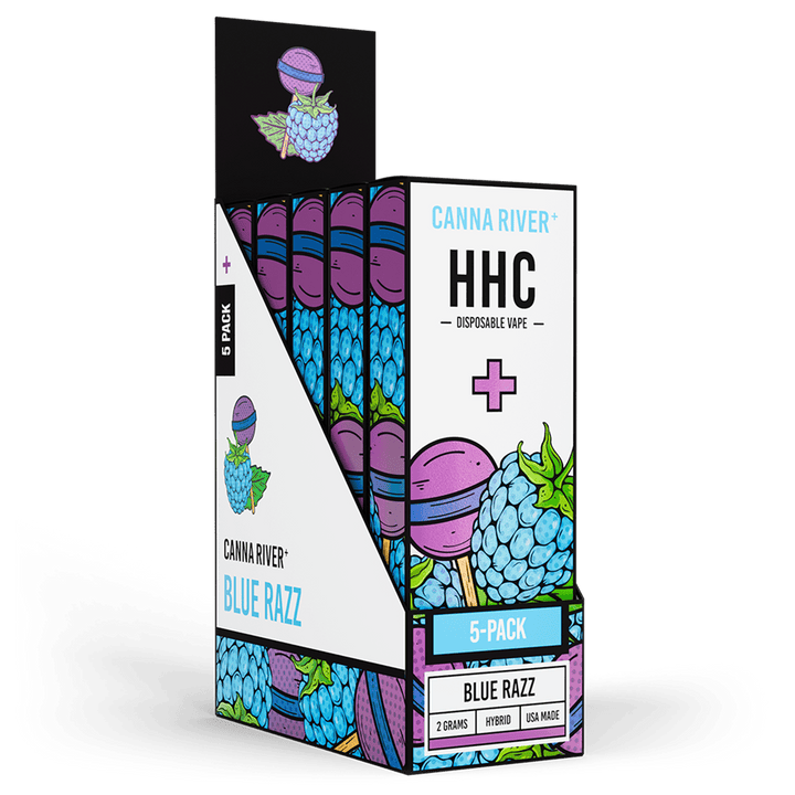 HHC Disposable Vape Canna River HHC Blue Razz 2 Grams / 5 Units