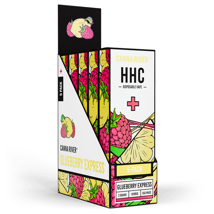 HHC Disposable Vape Canna River HHC Glueberry Express 2 Grams / 5 Units
