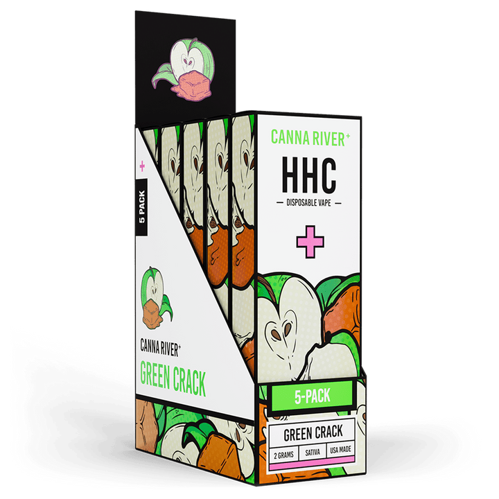 HHC Disposable Vape Canna River HHC Green Crack 2 Grams / 5 Units