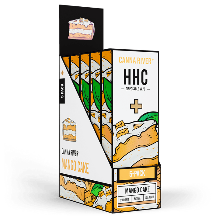 HHC Disposable Vape Canna River HHC Mango Cake 2 Grams / 5 Units