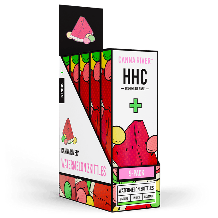 HHC Disposable Vape Canna River HHC Watermelon Zkittles 2 Grams / 5 Units