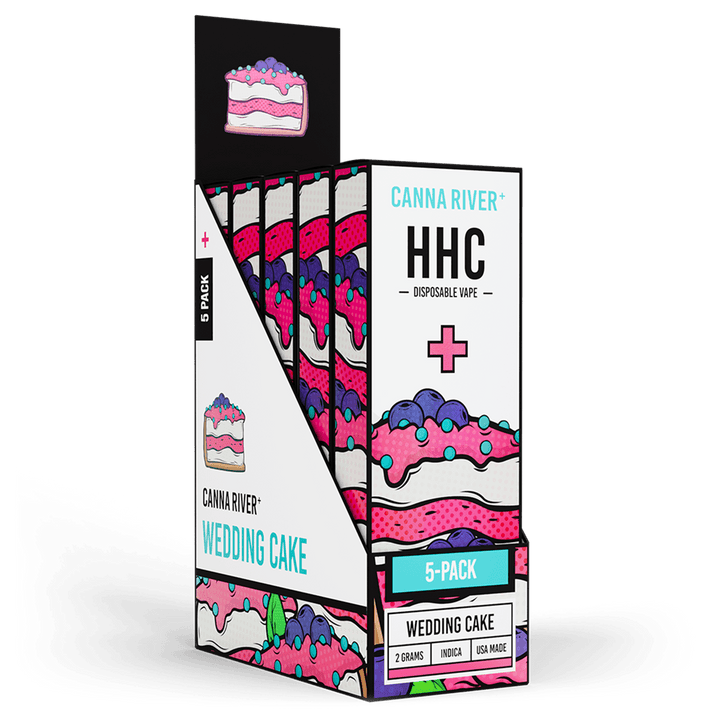 HHC Disposable Vape Canna River HHC Wedding Cake 2 Grams / 5 Units