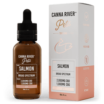 CBD Pet Tincture - Broad Spectrum (Non-THC) / Salmon / 60mL - CRA260701-03